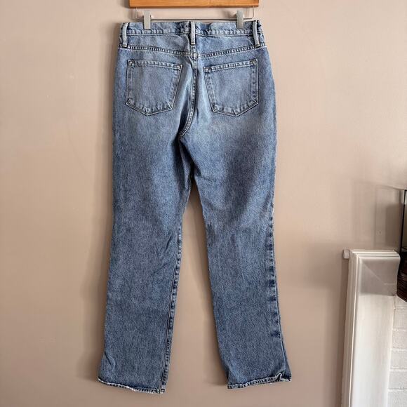 FRAME Le Drew Bootcut Cotton Jeans in Cascade Blue Size 28 LDW385 - Picture 2 of 7